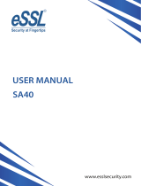eSSL SA40 User manual