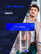 Prodvx UW-37 User manual
