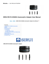 SIRUISR-PJ125 Anamorphic Adapter