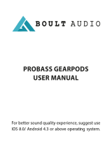 BOULT AUDIO AirBass GearPods True Wireless Earbuds User manual