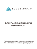 BOULT AUDIO FX1 User manual