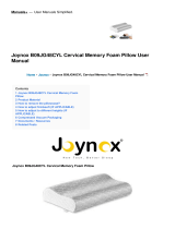 Joynox B09JG48CYL Cervical Memory Foam Pillow User manual