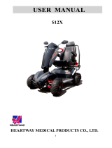 HEARTWAY S12X Monster Mobility Scooter User manual