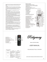 Ridgeway DISCO3210BA User manual