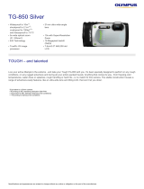Olympus TG-850 Silver Digital Camera User manual