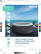 Wave Atlantic 2-4 Person Round Inflatable Hot Tu User manual