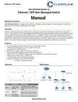 Cleerline SSF-2SFPx8RJ45POE-1G User manual