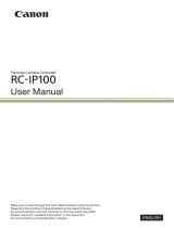 Canon RC-IP100 User manual