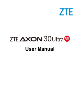 ZTE A2022P Axon 30 Ultra 5G Smartphone User manual