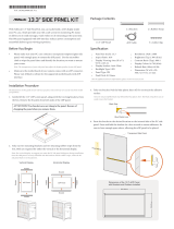ASROCK 13.3 Inch Side Panel Kit User manual