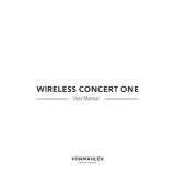 VONMAHLEN Wireless Concert One User manual