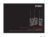 Synco A49011 WMic-T3 UHF Wireless Microphone System User manual