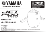 Yamaha YME22700 Jet Pod Pro User manual