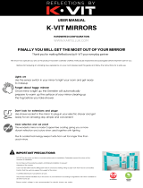 K-VIT K-VIT Mirrors User manual