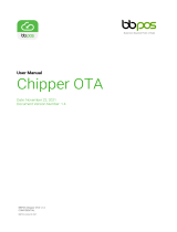 bbpos Chipper OTA EMV Smart Card and Mag Stripe Track 1&2 Reader User manual