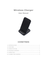 CE-Link WPC10-3XJNA Wireless Charger User manual