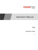 VISION TECH SHOP TPD User manual