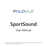 PALOVUE Sportsound User manual