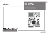 Motorline MC50 User manual