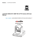 zowieTek 90483-970 1080P HD AI PTZ Camera 30X User manual
