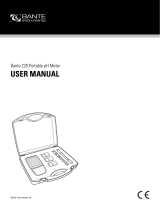BANTE Bante-220 Portable pH Meter User manual