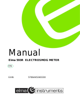Elma Instruments Elma 593R User manual
