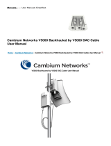 Cambium NetworksV5000 Backhauled by V5000 DAC Cable