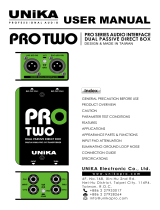 Unika PRO Series User manual