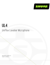 Shure UL4 User manual