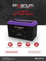 purpleline Imperium Lithium Battery 105ah User manual