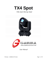 Gamma TX4 Spot User manual