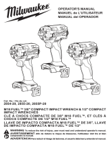 Milwaukee M18 User manual