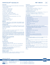 Macherey-Nagel MACHEREY-NAGEL 985043 NANOCOLOR Hardness 20 Tube Test User manual