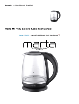 Marta MT-4613 Electric Kettle User manual