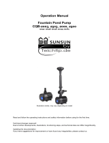 SunSun CQB-2000 User manual