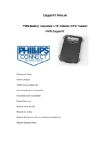 Phillips Dagger67 Battery Operated LTE Cellular GPS Tracker User manual