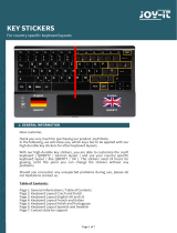 Joy-it Joy-IT Country Specific Keyboard User manual