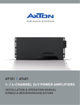 AXTON AT101 User manual