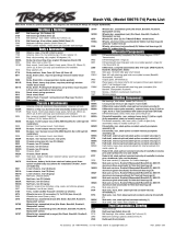 Traxxas 58076-74 Slash VXL Part List User manual