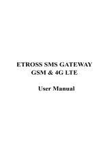 Etross SMS Gate Way User manual