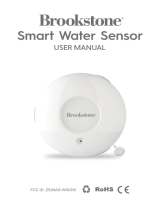 Brookstone Z52NAS Smart Water Sensor User manual