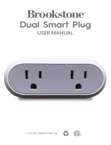 Brookstone 2ANJP-AWP12L Dual Smart Plug User manual