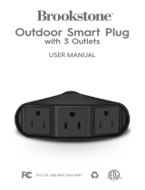 Brookstone Outdoor Smart Plug User manual