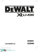 DeWalt DCD991, DCD996 XR Li-Ion 20V Max XR Brushless Cordless Hammer Drill User manual