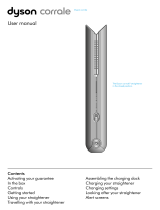 dyson corrale Cord Free Hair Straightener User manual