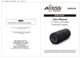 Axess SPBT1011P User manual