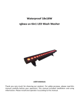 YUER Waterproof 18x18W User manual