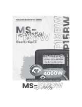 moonki sound MS-P15BW User manual