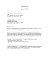 Uhuru WM-07 User manual