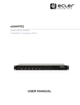 Ecler eSAM702 User manual